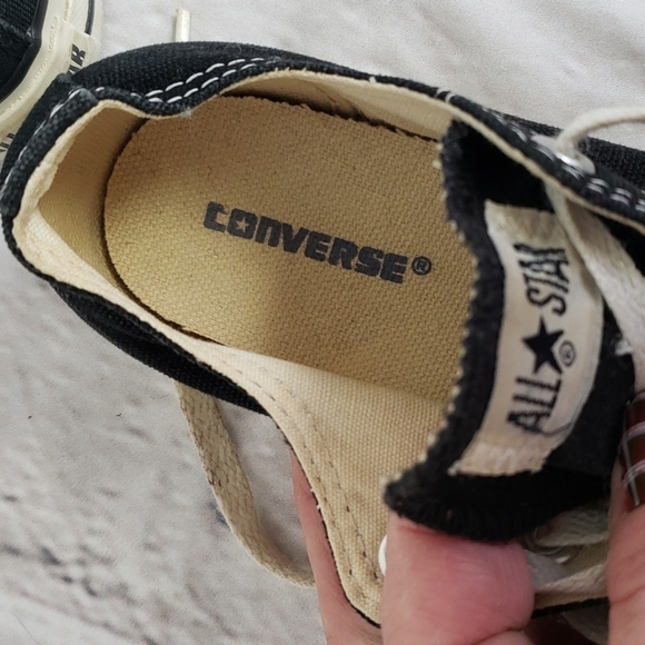 VINTAGE 2001 Converse EUC  Kid 1.5 Black - Picture 3 of 10